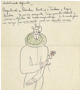Carta de autógrafos para Melchor Fernandez Alamgro, Granada, final de janeiro de 1926