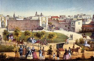 As portas de Monseratte, Havana, Cuba, 1840