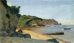 Marina Sul, de Federico Rossano (1835-1912), óleo sobre tela, 34x59 cm.