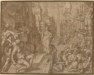 Disputa de Santa Catarina de Alexandria de Federico Zuccaro