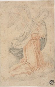 Anjo Ajoelhado de Federico Zuccaro