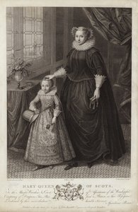 Retrato de Maria, Rainha dos Escoceses, e seu filho, James