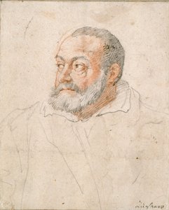 Retrato de um homem, Barozzi da Vignola, século XVI de Federico Zuccaro