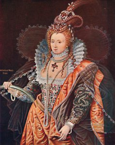 Rainha Elizabeth. Um retrato emblemático de Zucchero, c1602, 1903