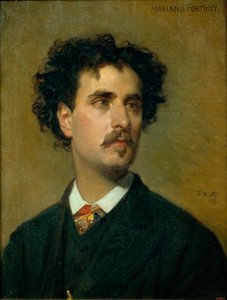 Retrato de Mariano Fortuny y Madrazo (1871-1949) - Pintura de Federico de Madrazo y Kuntz (1815-1894) - 1867 - Óleo sobre tela - 54x42.5 - Museu Nacional d