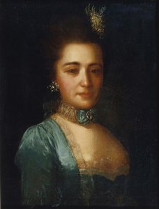 Retrato da princesa Praskovya Ivanovna Golitsyna de Fedor Stepanovich Rokotov