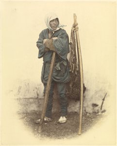 [Um trabalhador contratado japonês]. de Felice Beato