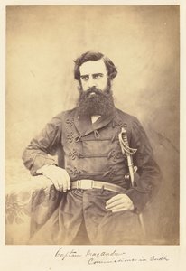 Capitão MacAndrew. Comissário em Oudh de Felice Beato