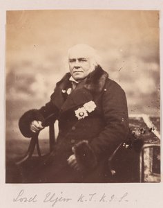 James Bruce oitavo conde de Elgin, 1860 de Felice Beato