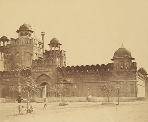 Portão do palácio de Lahore de Felice Beato