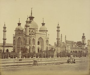 Mesquita em Hussainabad Imambara de Felice Beato