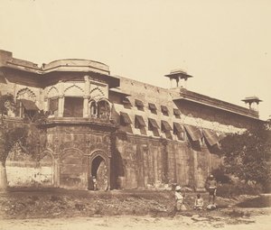 [Palácio de Seenmura Boorg] de Felice Beato