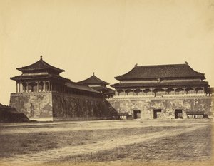 O Grande Palácio Imperial de inverno, Pekin, 29 de outubro de 1860 de Felice Beato