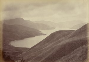 O lago Hakone de Felice Beato