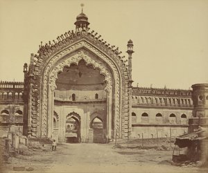 O Rumi Durwaza, ou Portão de Constantinopla de Felice Beato