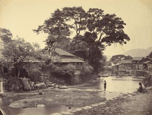 Ver na Cidade Nativa, Nagasaki de Felice Beato