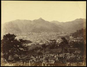 Vista de Nagasaki a partir do monte da bateria de Felice Beato