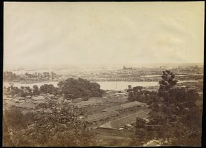 Yokohama a partir da Colina dos Governadores de Felice Beato
