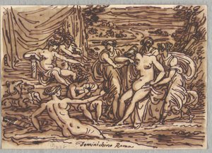 Diana e Calisto, depois de Domenichino de Felice Giani