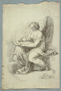 Mnemósine, Mãe das Musas de Felice Giani