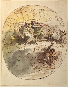 Phaeton dando adeus a Apollo de Felice Giani