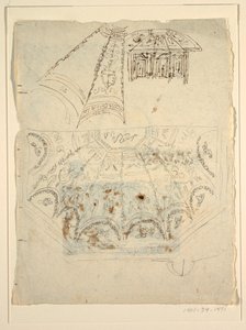 Estudo para a Sala Apollo, Palazzo Milzetti, Faenza de Felice Giani