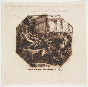 O triunfo de Baco e Ceres de Felice Giani