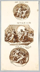 Três feitos de Hércules de Felice Giani