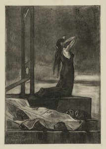 Punição Capital: A Dor da Morte (Todesstrafe: La peine de mort) de Félicien Rops