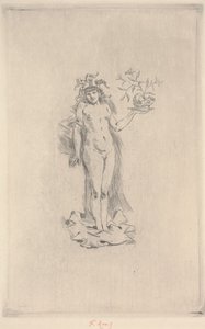 Dança Folie (gravura) de Félicien Rops