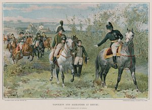 Napoleão e Alexandre em Erfurt
