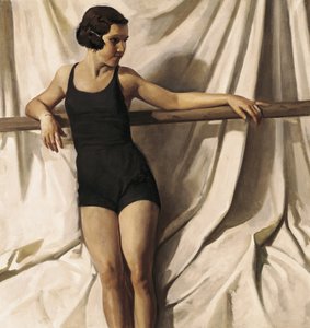 Banhista jovem (óleo sobre tela)