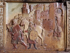 A entrega do Retable de Granada de Felipe Bigarny or Vigarny
