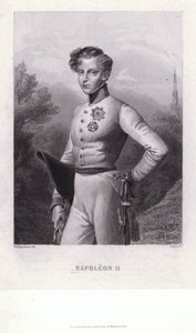 Napoleão Francisco José Carlos Bonaparte, filho do Imperador Napoleão I da França (gravura)