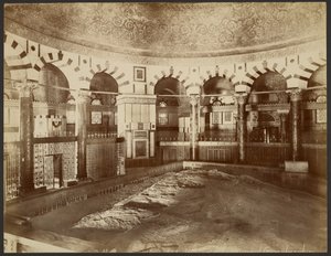 Interior, Cúpula da Rocha, Jerusalém