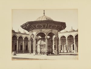 O Cairo. Mesquita de Mohamed Ali, fonte das Abluções [sic], Egito