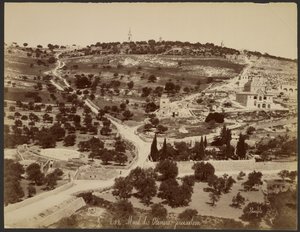 Monte das Oliveiras, Jerusalém de Félix Bonfils