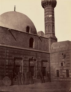 Mesquita Es-Sahgir, no subúrbio de Meydan - Damasco de Félix Bonfils