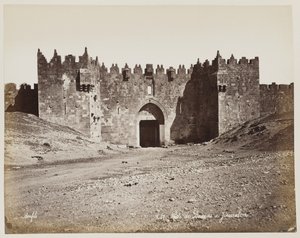 Portão das Pérolas de Jerusalém n.º 287 de Félix Bonfils