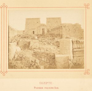 Primeiro poste da Isis. de Félix Bonfils