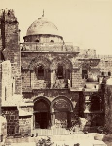 Santo Sepulcro - Jerusalém de Félix Bonfils