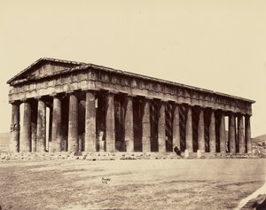 Templo de Teseu - Atenas. [Heféstion] de Félix Bonfils
