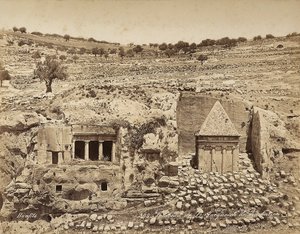 Túmulo de São Jerônimo na Palestina de Félix Bonfils