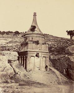 Túmulo de Absalão - Jerusalém de Félix Bonfils