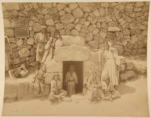 Túmulo de Lázaro em Betânia de Félix Bonfils