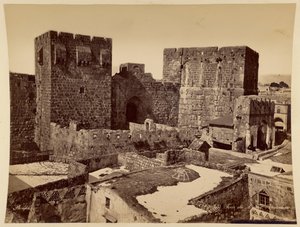Torre de David, Jerusalém de Félix Bonfils
