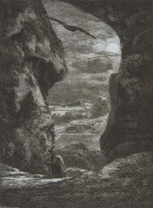 Adeus ao Karpatz, 1857. de Felix Bracquemond