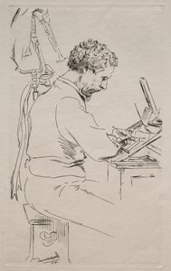 Charles Kean, 1871. de Felix Bracquemond