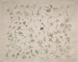 Desenhos de flores para pratos e bordaduras (n.º 14) de Felix Bracquemond