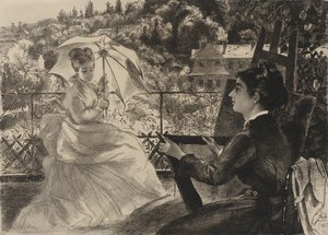 La Terrasse de Felix Bracquemond